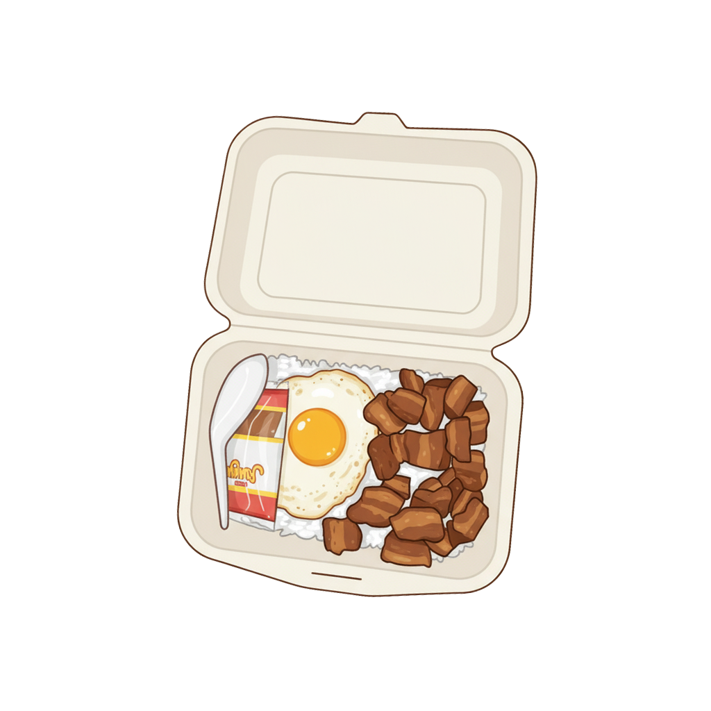 ข้าวสามชั้นทอดหมักมั่ว ไข่ดาว